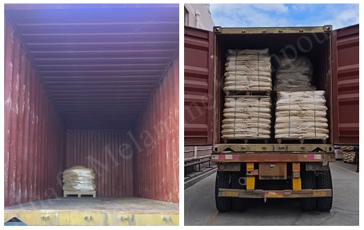 Huafu برانڈ فوড گریড میلامین مولڈنگ پاؤڈر کی سمندر پار ٹیبل ویئر مینوفیکچرر کو کھیپ